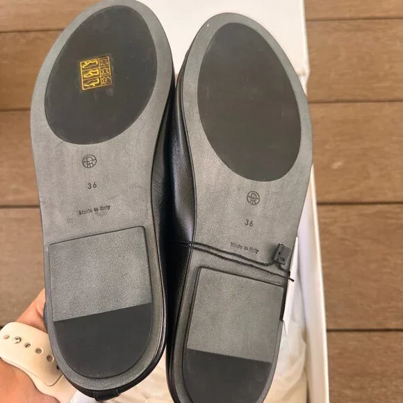 THE ROW Elastic leather ballet flats Sz 36 - Picture 4 of 7